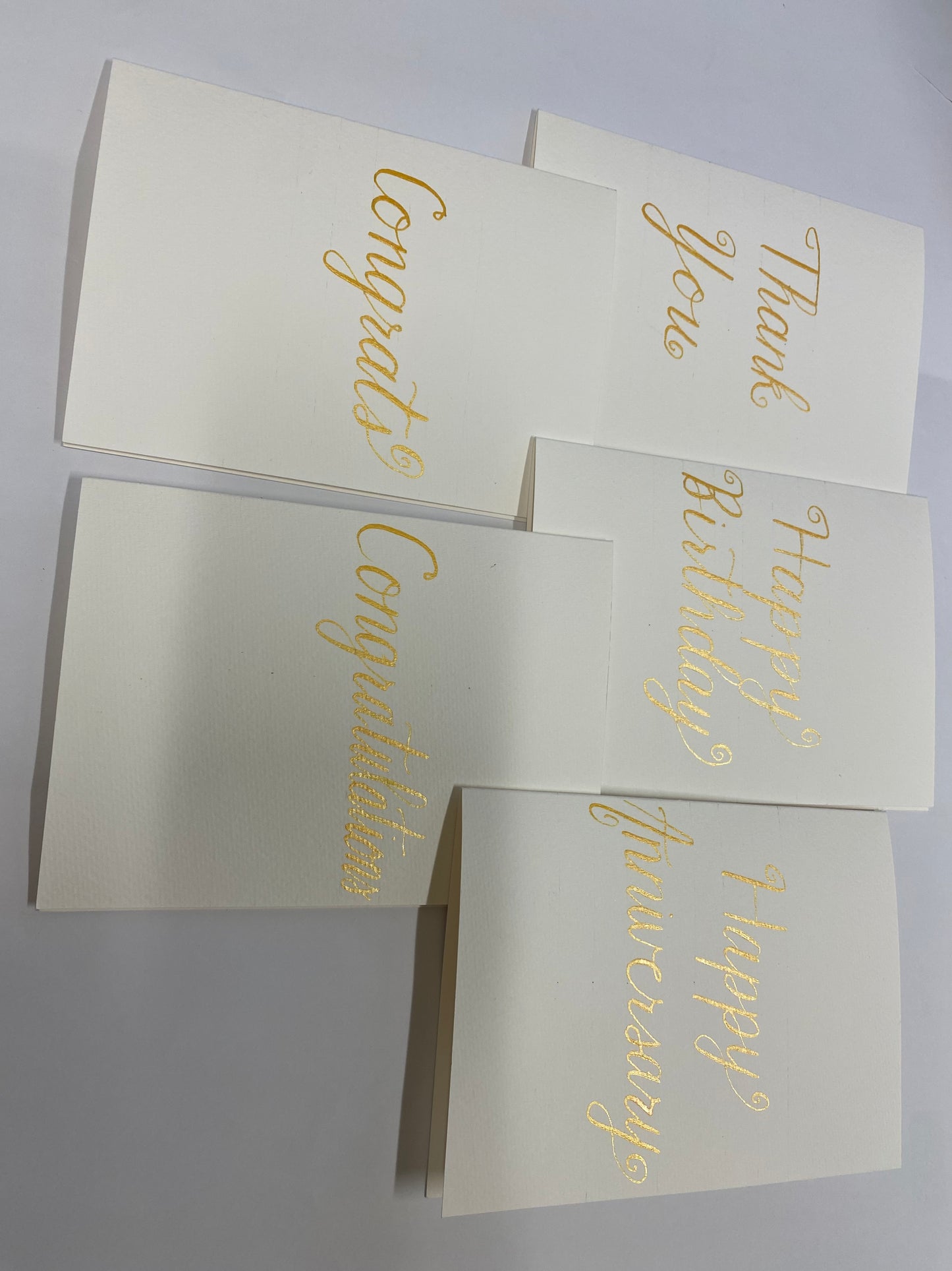 Simple Calligraphy Greeting Cards
